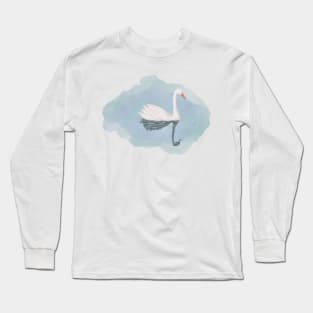 misty swan lake Long Sleeve T-Shirt